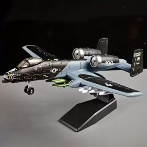 modèle d'avion d'attaque a10 lightning à l'échelle 1:72 ,24cm