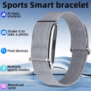 lige montre de sport intelligente design léger, multiples sangles disponibles, fonction de recherche de bracelet, contrôle photo, rappel de position assise, support de plusieurs langues, plus de 130 modes sportifs (copie)